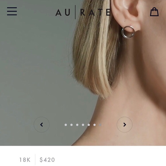 AUrate earrings - Picture 3 of 3